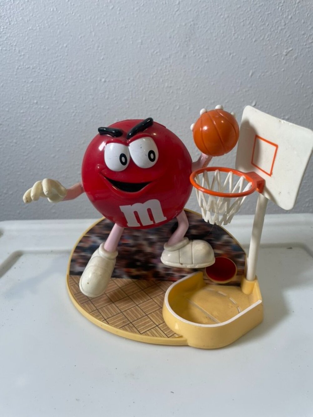 Vintage M&M's "Jammin' Red" Basketball Candy Dispenser